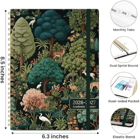 ZOTIA Planner 2026-2027 Jul 2026-Jun 2027 Academic Monthly & Weekly Planner