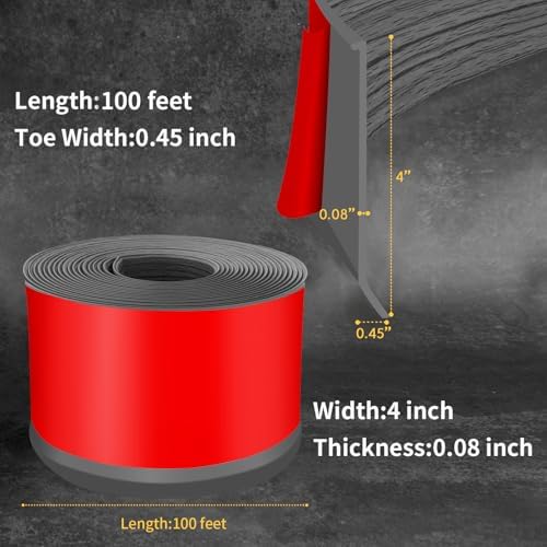 Vinyl Baseboard Molding Trim 4 Inch Peel and Stick Cove Base