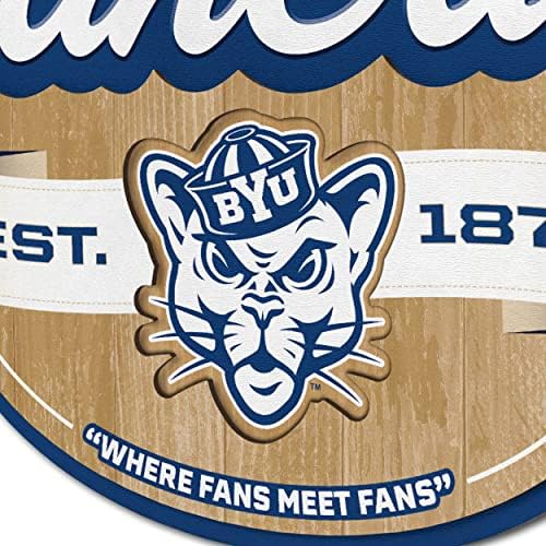 YouTheFan NCAA Officially-licensed FanCave 3D wall art - ready-to-hang, 3D multi-layered construction - floating wall mount design - Perfect fan gift