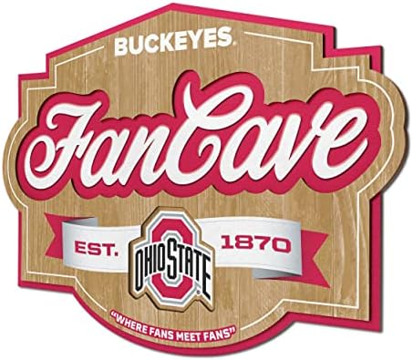 YouTheFan NCAA Officially-licensed FanCave 3D wall art - ready-to-hang, 3D multi-layered construction - floating wall mount design - Perfect fan gift