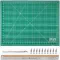 WA Portman Sewing Cutting Mat, Precision Knife, Blades, & Ruler Set