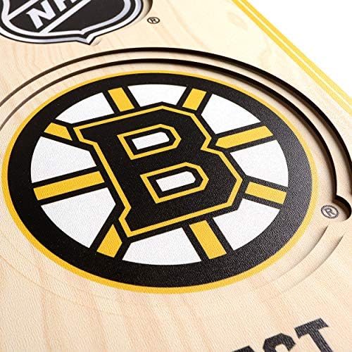 YouTheFan NHL Boston Bruins 3D 8 x 32 Stadium Banner