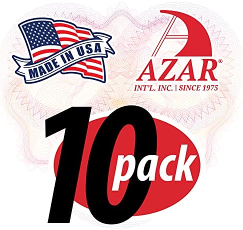 Azar Displays 162717 11-Inch Width by 7-Inch Height Wall U-Frame with Pre-Cut Hanging Holes, 10-Pack