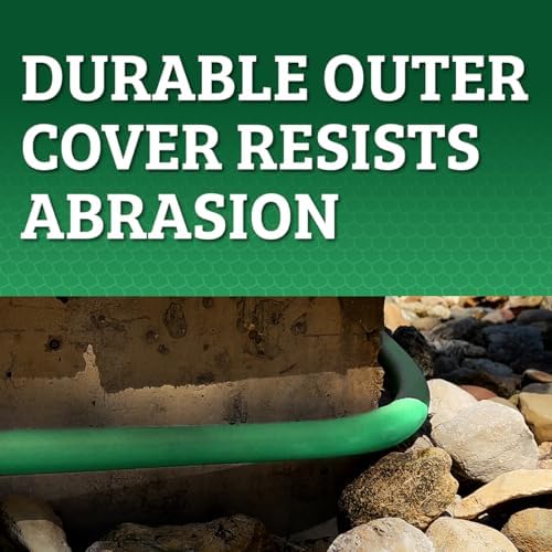 Flexzilla Colors SwivelGrip Garden Hose 5/8 in. x 75 ft., Lightweight All-Weather Water Hose, Durable and Flexible, Leak-Free Connections, Forest Green