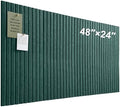 Large Felt Bulletin Board 48" x 24", Forest Green