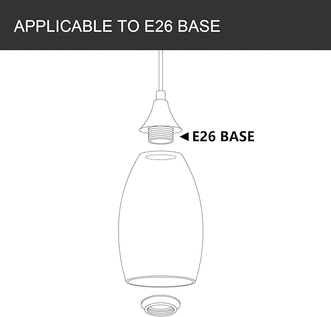 Fixture Replacement Globe Shade,Lampshade for E26 Base 1-5/8 Inch Fitter, Color Art Glass Oval Lampshade Cover for Pendant Kitchen Wall Sconce Chandelier Vanity Light (3, Agate Blue)
