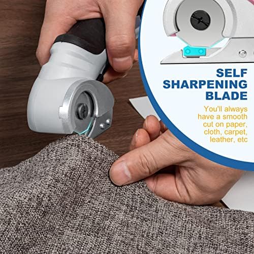 VLOXO Cordless Electric Scissors 4.2V Cardboard Cutter with Safety Lock
