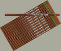 ezpencils - Personalized Metallic Orange Round Pencil - 12 pkg - ** FREE PERZONALIZATION **