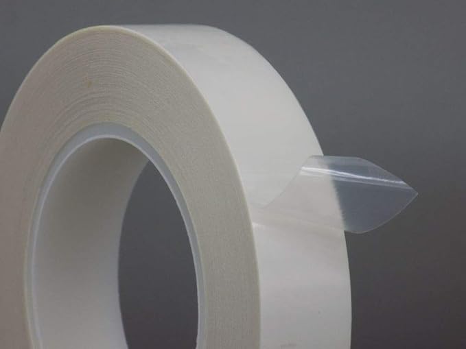 WOD SPT7A UHMW Polyethylene Transparent Film Slick Tape, 4 inch x 36 yd. Aggressive Adhesive - Ideal For Squeak Reduction, Drawers, and Bearings