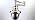 JONATHAN Y Cora 60" Metal Swing Arm Floor Lamp, Chrome/Clear