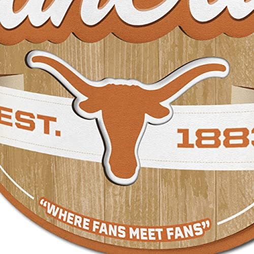 YouTheFan NCAA Officially-licensed FanCave 3D wall art - ready-to-hang, 3D multi-layered construction - floating wall mount design - Perfect fan gift