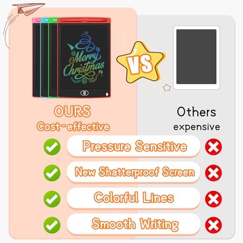 LCD Writing Tablet for Kids Bulk 16 Pack 8.5" Reusable Drawing Pad for Kids Doodle Board for Class Party Favor Return Gifts for Kid Boys Girls Children's Day Toys Bulk (16)