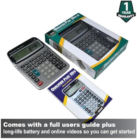 Calculated Industries 43430 Qualifier Plus IIIfx Desktop PRO Calculator