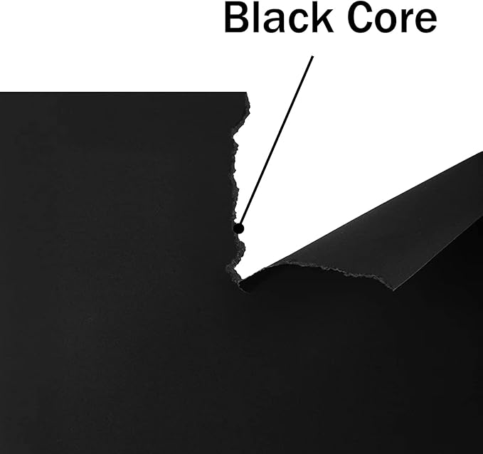 100 Sheets Black Cardstock 8.5 x 11 Thick Paper, Goefun 80lb Card Stock Printer Paper for Halloween, Invitations, Scrapbooking, Crafts, DIY Cards (Pack of 2)