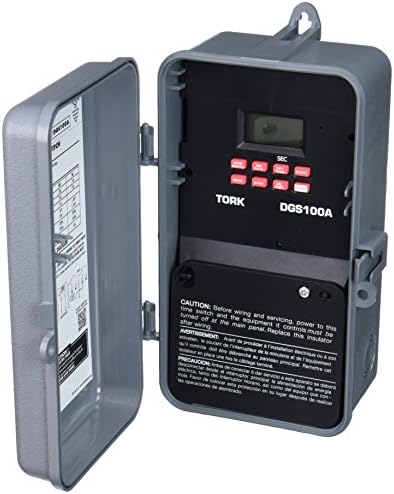 NSI DGS100A Series DGS Signaling and Duty Cycle 7 Day Time Switch with 1 Channel, 120-277 VAC 50/60 Hz Input Supply, DPDT Output Contact