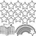 Cute Star Sticky Notes Teacher Note Pad Back to School Supply Gift