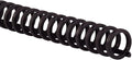 GBC Binding Spines / Spirals / Coils, 1/2" Diameter, 85 Sheet Capacity, ProClick, Black, 25 Pack (2515660)