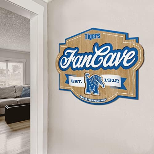 YouTheFan NCAA Officially-licensed FanCave 3D wall art - ready-to-hang, 3D multi-layered construction - floating wall mount design - Perfect fan gift