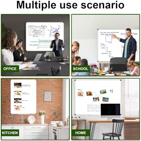 XBoard Porcelain Magnetic Dry Erase Board 36 x 24 Inches