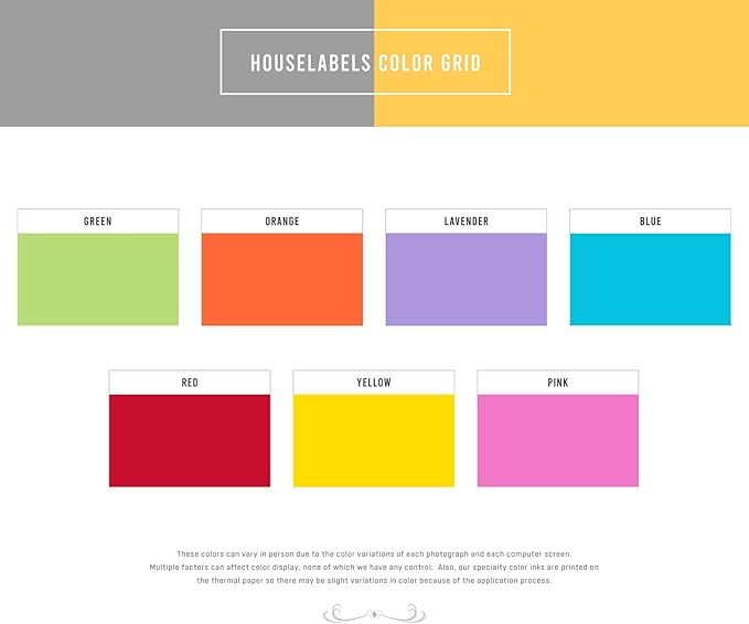 HOUSELABELS 4" x 6" Red Shipping Labels on 1" Core Compatible with Zebra and Rollo Printers, 20 Rolls / 250 Labels per Roll