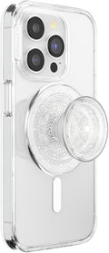 PopSockets Phone Grip for MagSafe, Magnetic Holder- Doily Life | Removable, For Kindle / Android / iPhone, With Magnet, Clear, Translucent, Phone, Women