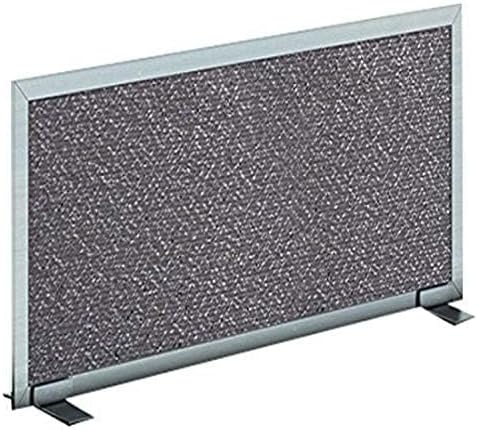 OBEX Acoustical Free Standing Privacy Screen, Cubicle Accessories Desk Privacy Panel, Desk Dividers for Office, Office Furniture Partitions Portable Sound Proof Dividers, 24" x 36", Graphite