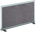 OBEX Acoustical Free Standing Privacy Screen, Cubicle Accessories Desk Privacy Panel, Desk Dividers for Office, Office Furniture Partitions Portable Sound Proof Dividers, 12" x 60", Graphite