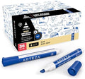 ARTEZA Dry Erase Markers, Bulk Pack of 36 Blue Whiteboard Markers with Chisel Tip, Low-Odor, Quick-Drying Ink for Office, Meeting Rooms & Home Use