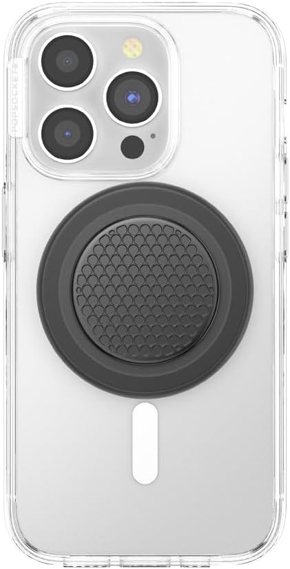 PopSockets Phone Grip for MagSafe, Magnetic Holder- Speakerbox | Removable, For Kindle / Android / iPhone, With Magnet, Black, Electronic Accessories, For iPad/Kindle/iPhone/Android