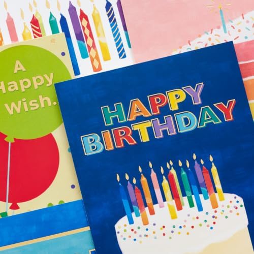 Hallmark Bulk Birthday Cards with Envelopes, 72-Pack (All the Cake…)