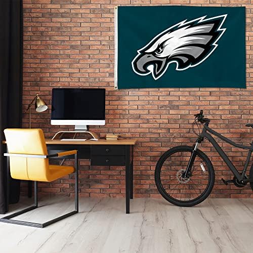 NFL Rico Industries Standard 3' x 5' Banner Flag Single Sided - Indoor or Outdoor - Home Décor