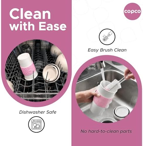 Copco Acadia Travel Mug, 16 Oz - Pink, Set of 3