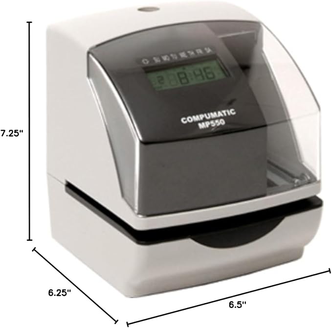 Compumatic MP550 Digital Electronic Time Recorder & Document Stamp