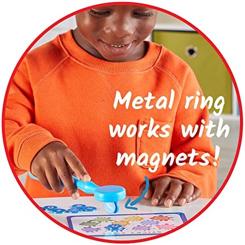 hand2mind Elkonin Boxes Magnetic Dry Erase Boards and Lowercase Alphabet Chips Sets for Literacy Learning