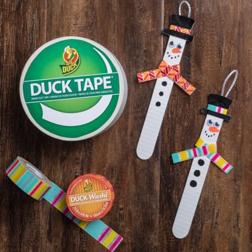 Duck Brand Color Duct Tape, 6-Roll, Black (1265013_C)
