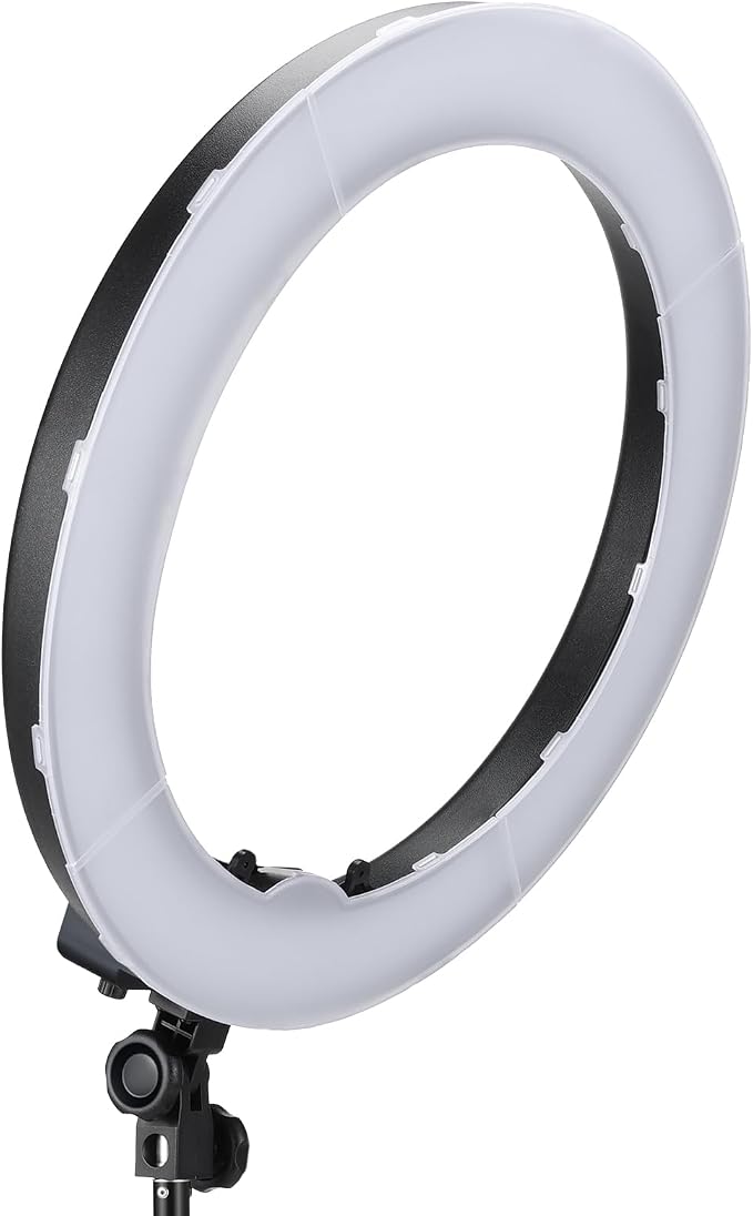 NEEWER 55W 18"/45cm Ring Light Kit [New Version], with Tripod Stand, RL-18 | 5600K Dimmable LED Ringlight, Phone Holder for iPhone, Lighting for Selfie Makeup Lash Tattoo Studio Photo Video Recording