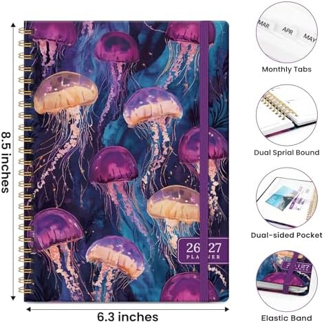 ZOTIA Planner 2026-2027 Jul 2026-Jun 2027 Academic Monthly & Weekly Planner