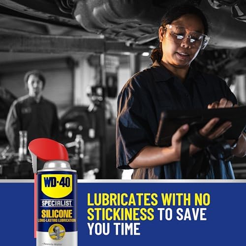 WD-40 Specialist Silicone Lubricant, New Bigger Can, 13.3 OZ [1-Pack]