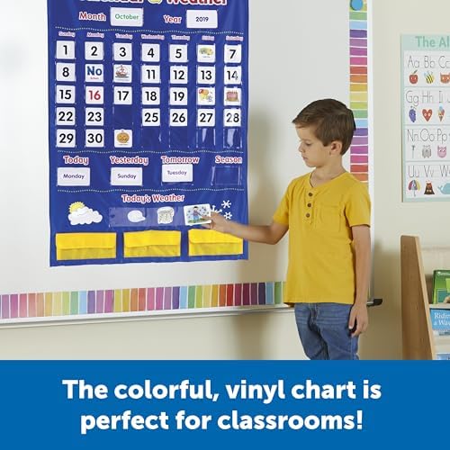 Learning Resources Calendar & Weather Pocket Chart