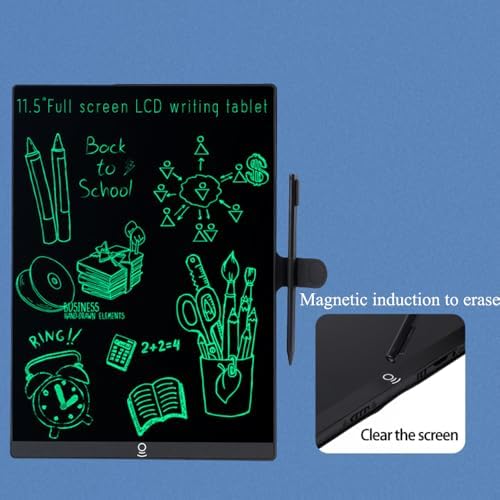 11.5in Erasable Writing Tablet for Drafting, Taking Notes and Leaving Message, Superfine Line Design Precise Sketching Writing Board Drawing Pad with a Pencil,Packed with a Leather Case Protective