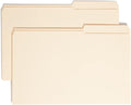 Smead File Folder, Reinforced 2/5-Cut Tab Right Position, Legal Size, Manila, 100 Per Box (15386)