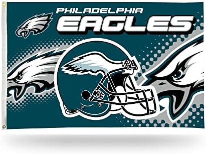 NFL Rico Industries Standard 3' x 5' Banner Flag Single Sided - Indoor or Outdoor - Home Décor