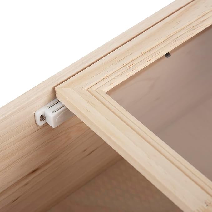 6-Storey Wooden Antique Desktop Storage Box, 14.37x5.31x17.99 inches