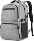 Insulated Lunch Backpack Fit 17" Laptop with Cooler Compartment