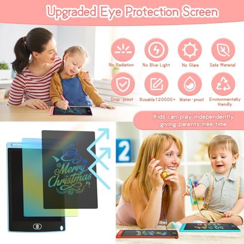 LCD Writing Tablet for Kids with String 16 Pack 8.5"