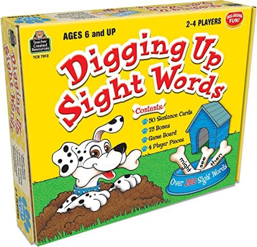 Teacher Created Resources Digging Up Sight Words Game (7812), Multi Color