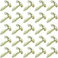 Clipco Paper Fasteners Mini 1/3-Inch Brass Plated (100-Pack)