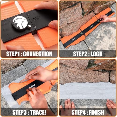 Saker Contour Gauge Profile Tool Unlimited Connection 10 Inch