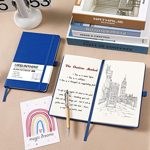 Blank Journal/Notebook - Classic Notebook/Journal with Ribbon Divider