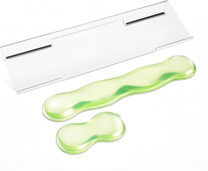 Computer Keyboard Stand with Wrist Rest - Gel Wrist Rest for Keyboard and Mouse, Ergonomic Keyboard Riser with Wrist Rest Support for Mouse